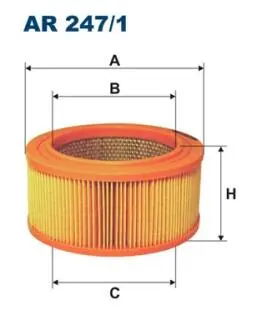 AR2471 Воздушный фильтр FILTRON подбор по vin на Brocar