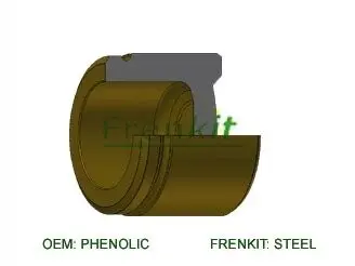 P544502 Поршень супорту MAZDA 626 87-97, TOYOTA PRIUS 04-09 FRENKIT підбір по vin на Brocar