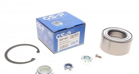 GK1491 Підшипник маточини (передньої) VW Passat 91-97/Golf 92-99 (40х72х37)(к-кт) GSP підбір по vin на Brocar