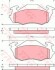 GDB3136 Гальмівні колодки, дискове гальмо (набір) TRW підбір по vin на Brocar