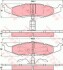 Комплект тормозных колодок, дисковый тормоз GDB4006