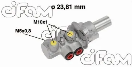 202683 Головний гальмівний циліндр 202-683 CIFAM CIFAM підбір по vin на Brocar