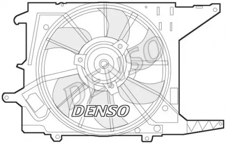 DER37003 Вентилятор DENSO підбір по vin на Brocar
