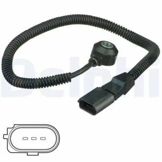 AS10233 CZUJNIK SPALANIA STUKOWEGO AUDI VW DELPHI підбір по vin на Brocar