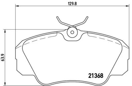 P59016 Тормозные колодки дисковые BREMBO підбір по vin на Brocar