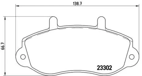P68025 Гальмівні колодки, дискове гальмо (набір) BREMBO підбір по vin на Brocar