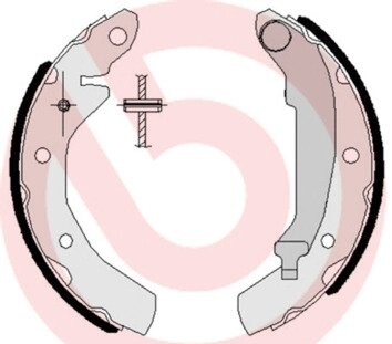 S15501 Комплект тормозных колодок BREMBO підбір по vin на Brocar