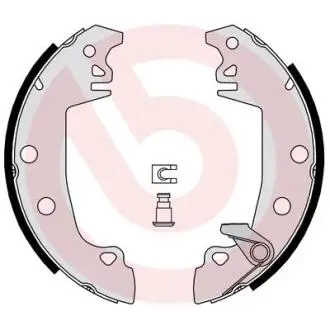 S61537 Комплект тормозных колодок BREMBO підбір по vin на Brocar