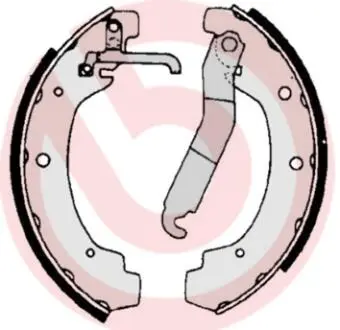 S85534 Гальмівні колодки (набір) BREMBO підбір по vin на Brocar