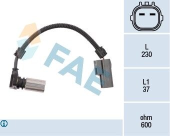 79085 Датчик частоты вращения, управление двигателем FAE підбір по vin на Brocar