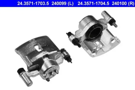 24357117045 Тормозной суппорт 24.3571-1704.5 ATE ATE подбор по vin на Brocar