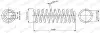 Пружина подвески задн.Smart Fortwo 04- SP3473