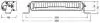 LEDDL110CB LAMPA LEDRIVINGŽ LIGHTBAR MX250-CB OSRAM підбір по vin на Brocar