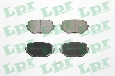 05P798 Тормозные колодки дисковые LPR LPR подбор по vin на Brocar