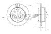 TX7059 TARCZA HAMULC. SUZUKI SWIFT 89-01 TOMEX підбір по vin на Brocar