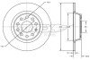 TX7245 TARCZA HAMULC. VW GOLF VI 08- TYŁ TOMEX підбір по vin на Brocar