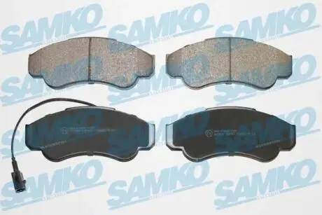 5SP967 Комплект гальмівних колодок, дискове гальмо SAMKO підбір по vin на Brocar