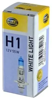 8GH223498111 Лампа H1 12V 55W P14,5s White Light 4200K HELLA підбір по vin на Brocar