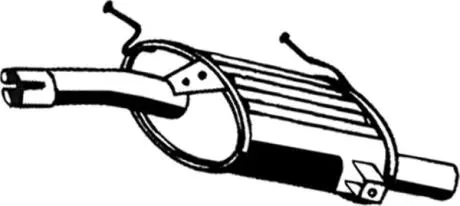 25012 Глушитель выхлопных газов конечный ASMET подбор по vin на Brocar