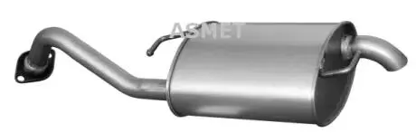 20021 Глушник вихлопних газів кінцевий ASMET підбір по vin на Brocar