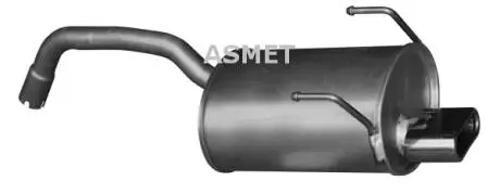 16085 Глушитель выхлопных газов конечный ASMET подбор по vin на Brocar