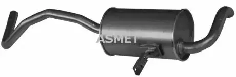 10104 Глушник вихлопних газів кінцевий ASMET підбір по vin на Brocar