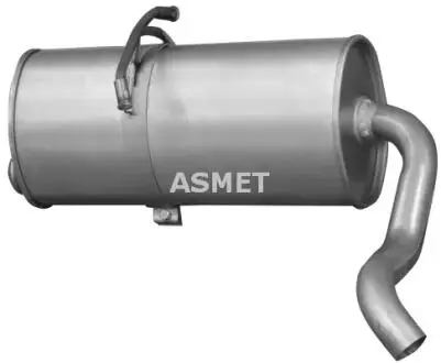 09089 Глушник вихлопних газів кінцевий ASMET підбір по vin на Brocar