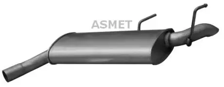 05178 Глушитель выхлопных газов конечный ASMET подбор по vin на Brocar