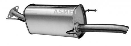 05161 Глушитель выхлопных газов конечный ASMET підбір по vin на Brocar