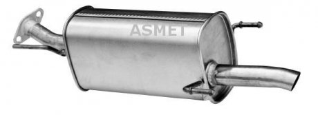 05160 Глушник вихлопних газів кінцевий ASMET підбір по vin на Brocar