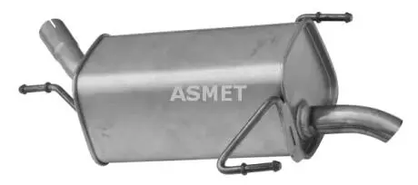 05132 Глушник вихлопних газів кінцевий ASMET підбір по vin на Brocar