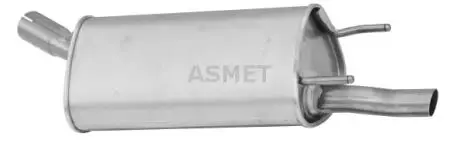 05094 Глушник вихлопних газів кінцевий ASMET підбір по vin на Brocar