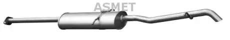 01021 Глушник вихлопних газів кінцевий ASMET підбір по vin на Brocar