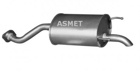 13016 Глушник системи випуску, задній ASMET підбір по vin на Brocar