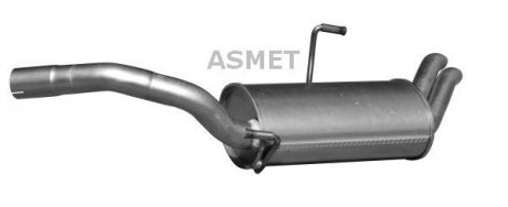 09101 Глушник системи випуску, задній ASMET підбір по vin на Brocar