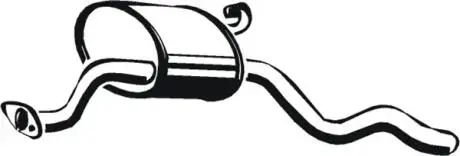 07058 Середній глушник вихлопних газів ASMET підбір по vin на Brocar