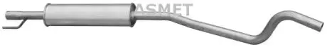 05179 Середній глушник вихлопних газів ASMET підбір по vin на Brocar