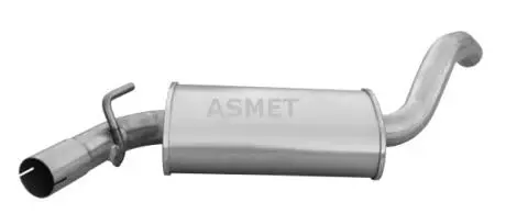 03036 Середній глушник вихлопних газів ASMET підбір по vin на Brocar