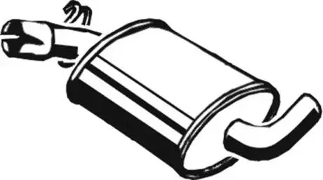 03026 Середній глушник вихлопних газів ASMET підбір по vin на Brocar