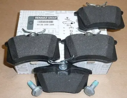 440605839R Колодки тормозные дисковые зад. Citroen C3 II, C4 I, DS3, Peugeot 207, 208, 308, Renault Fluence, Megane III, Scenic (440605839R) Renault RENAULT подбор по vin на Brocar