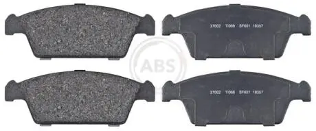 37002 Гальмівні колодки, дискове гальмо (набір) A.B.S. підбір по vin на Brocar