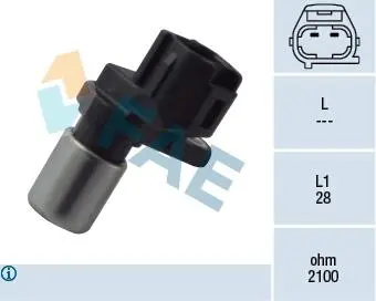 79203 Датчик частоти обертання, управління двигуном FAE підбір по vin на Brocar