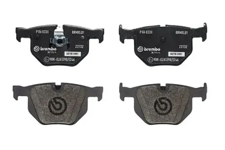 P06033X Гальмівні колодки дискові BREMBO підбір по vin на Brocar