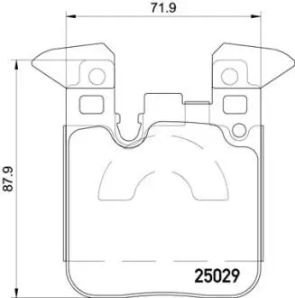 P06087 Гальмівні колодки дискові BREMBO підбір по vin на Brocar