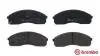 P30091 P30091_колодки дисковые передние! KIA Carnival 2.5/3.5/2.9CRDi 01&gt;/Sedona 2.5/2.9HPDi 00&gt; BREMBO підбір по vin на Brocar