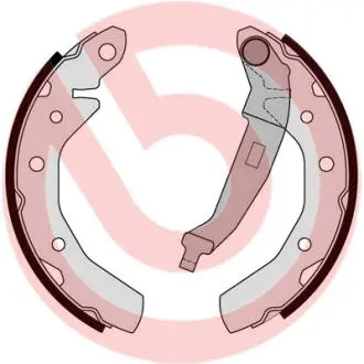 S10517 Комплект тормозных колодок BREMBO підбір по vin на Brocar