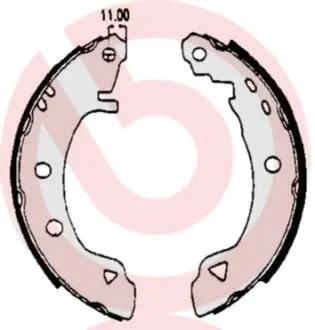 S23508 Гальмівні колодки (набір) BREMBO підбір по vin на Brocar