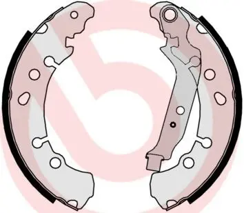 S83513 Гальмівні колодки барабанні Brembo BREMBO підбір по vin на Brocar
