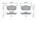 0986424846 Колодки тормозные (передние) Audi A1 18-/Seat Leon 12-/Ibiza/VW Polo 17- BOSCH підбір по vin на Brocar