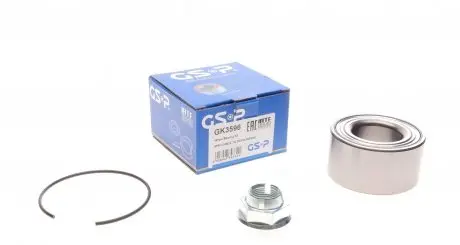 GK3596 Підшипник маточини (передньої) Renault Kangoo/Clio 98-/Nissan Kubistar 03- (37х72х37) GSP підбір по vin на Brocar